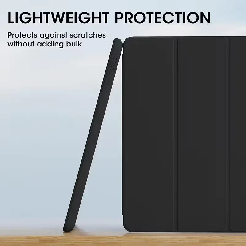 Leather Stand Case With Pen Slot For iPad Pro 11 - Three