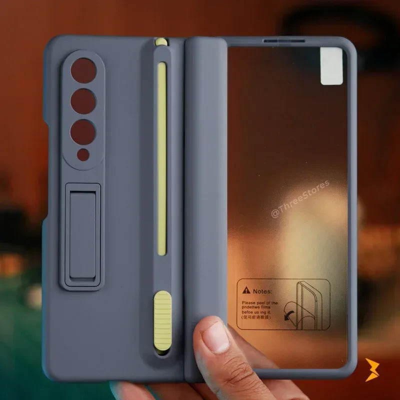 StandFold Protection Case with Pen Samsung Z Fold 4 - Three