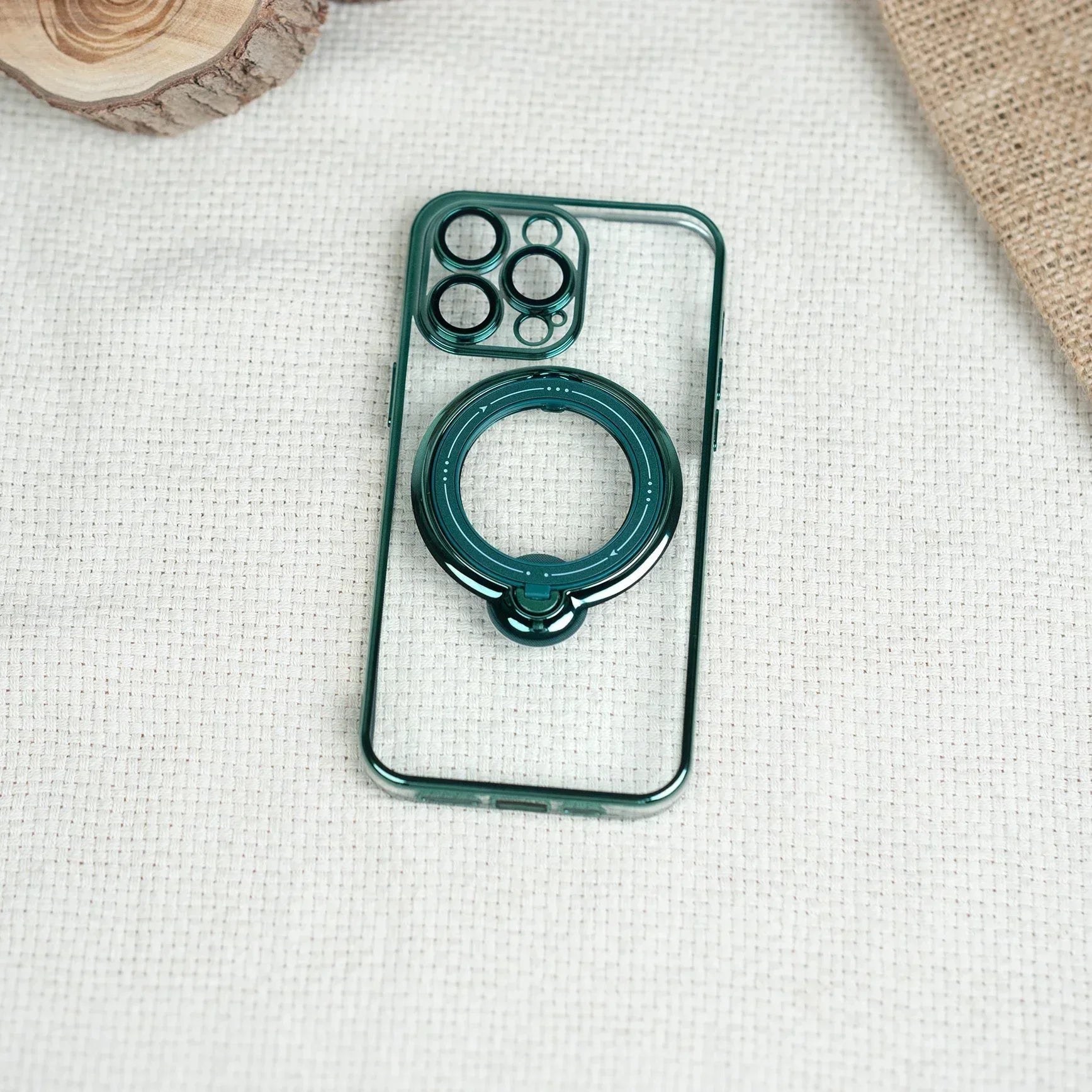 Stand Magsafe Transparent Case iPhone 11 Pro Max - Three