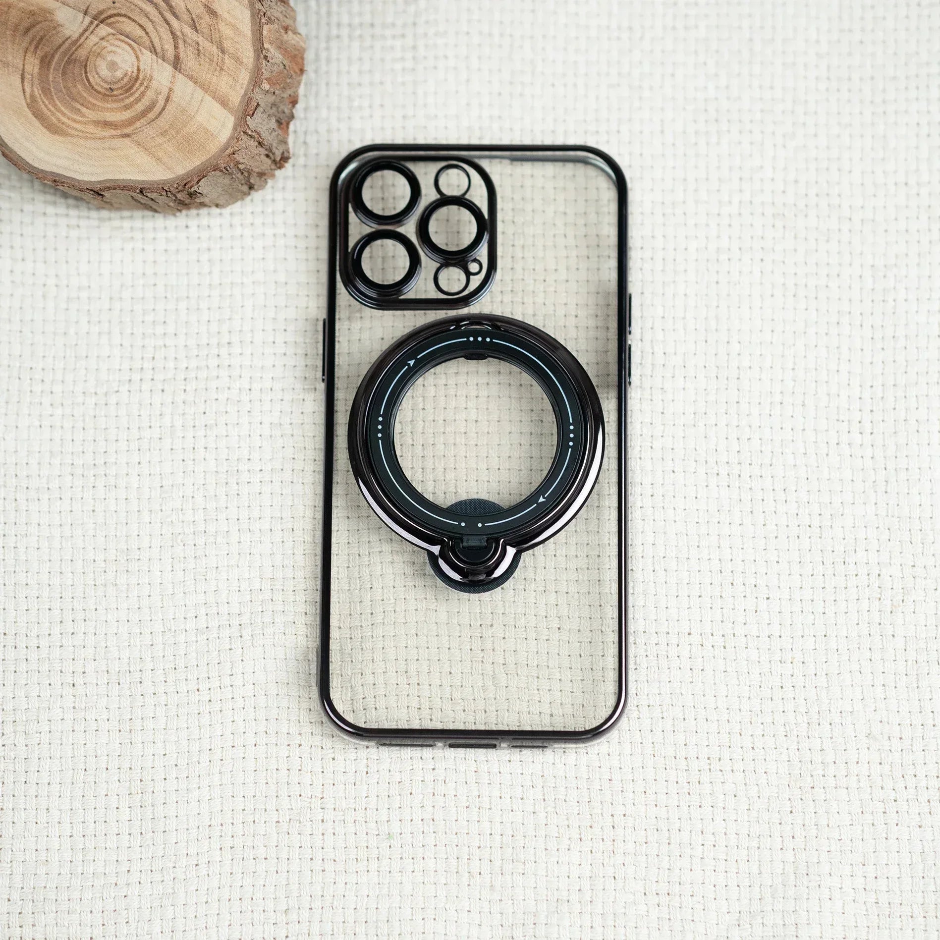 Stand Magsafe Transparent Case iPhone 12 Pro Max - Three