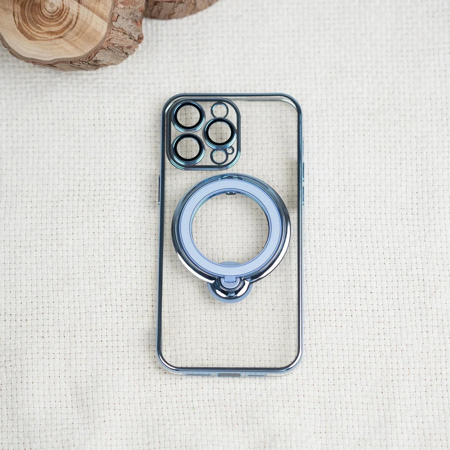 Stand Magsafe Transparent Case iPhone 11 Pro Max - Three