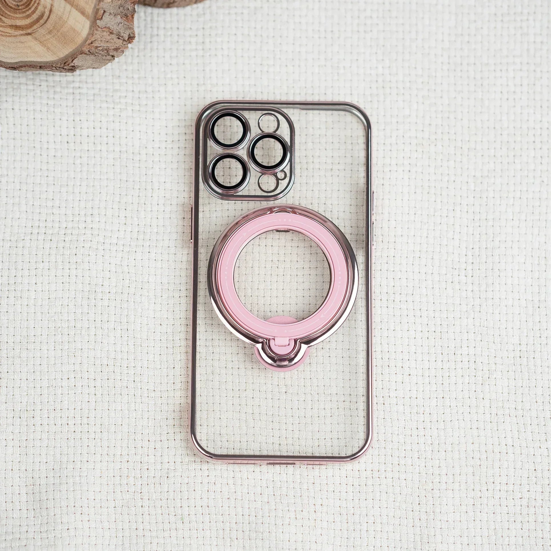 Stand Magsafe Transparent Case iPhone 12 Pro - Three