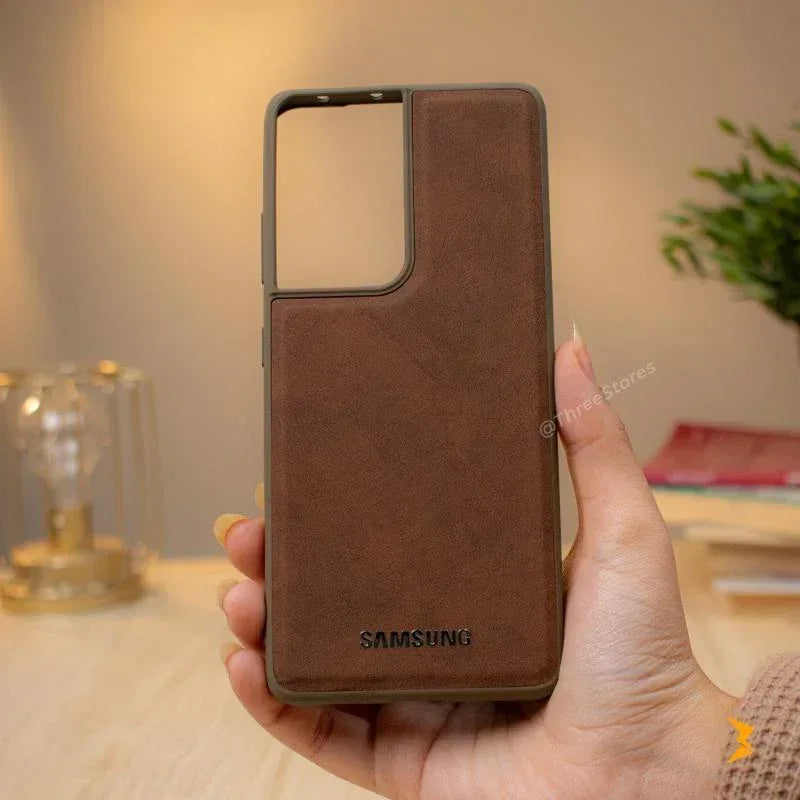 Stealth Leather Case Samsung S21 Ultra - Three