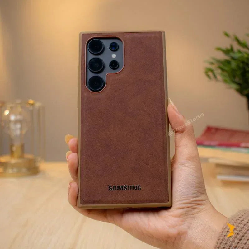 Stealth Leather Case Samsung S23 Ultra - Three