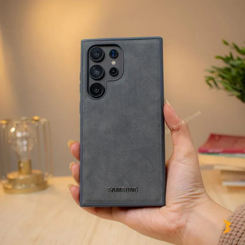 Stealth Leather Case Samsung S24 Ultra - Three