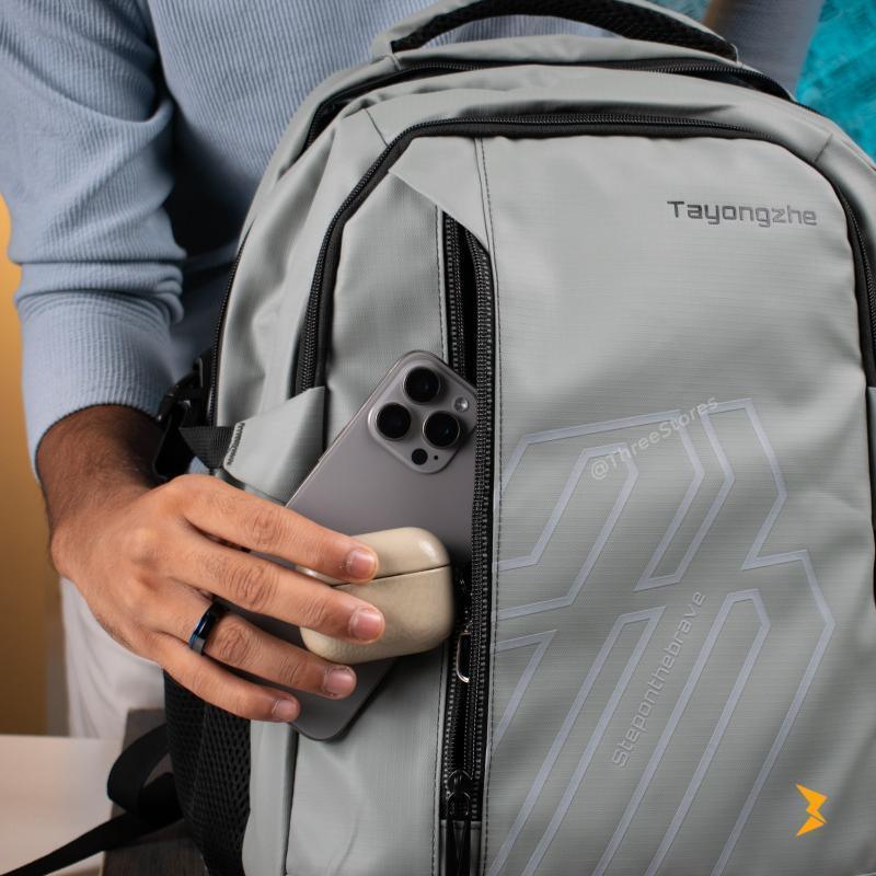 Step On The Brave Waterproof Laptop Backpack AD-03 - Three
