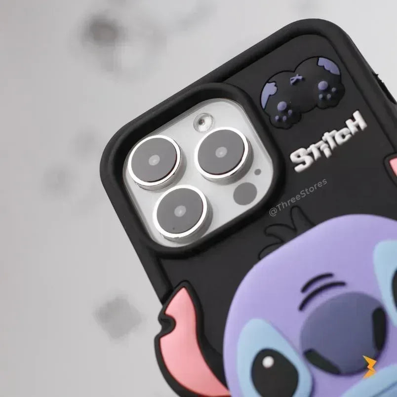 Stitch Mirror Case iPhone 16 Pro Max - Three
