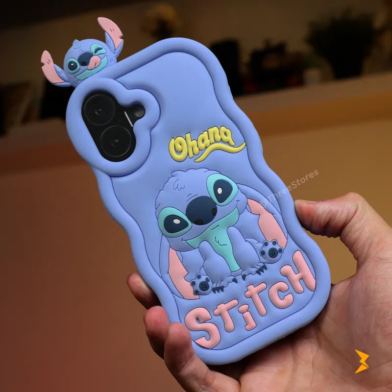 Stitch Ohana Silicone Case iPhone 16