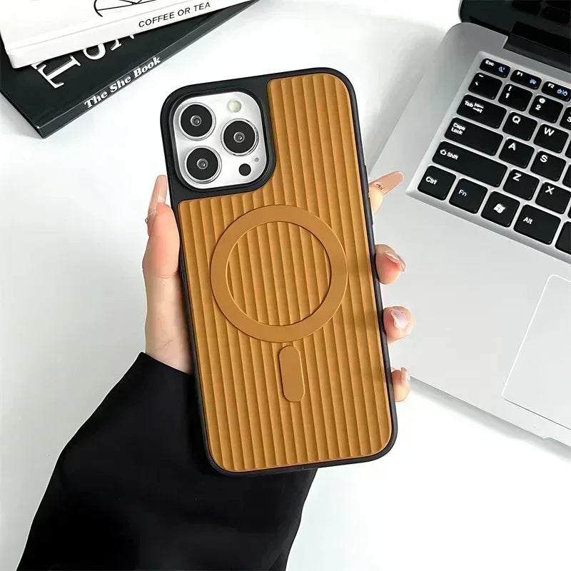 Stripes Magsafe Case iPhone 12 Pro Max - Three