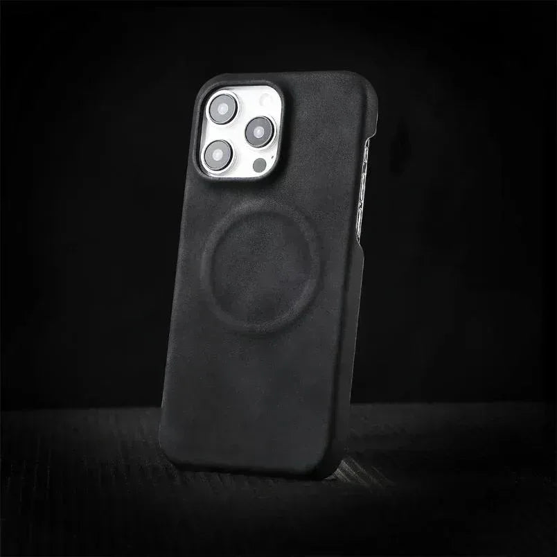 Stuffed Leather Case iPhone 13 Pro Max - Three