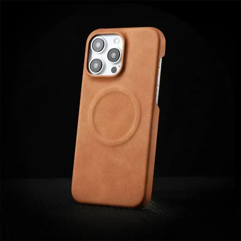 Stuffed Leather Case iPhone 13 Pro Max - Three
