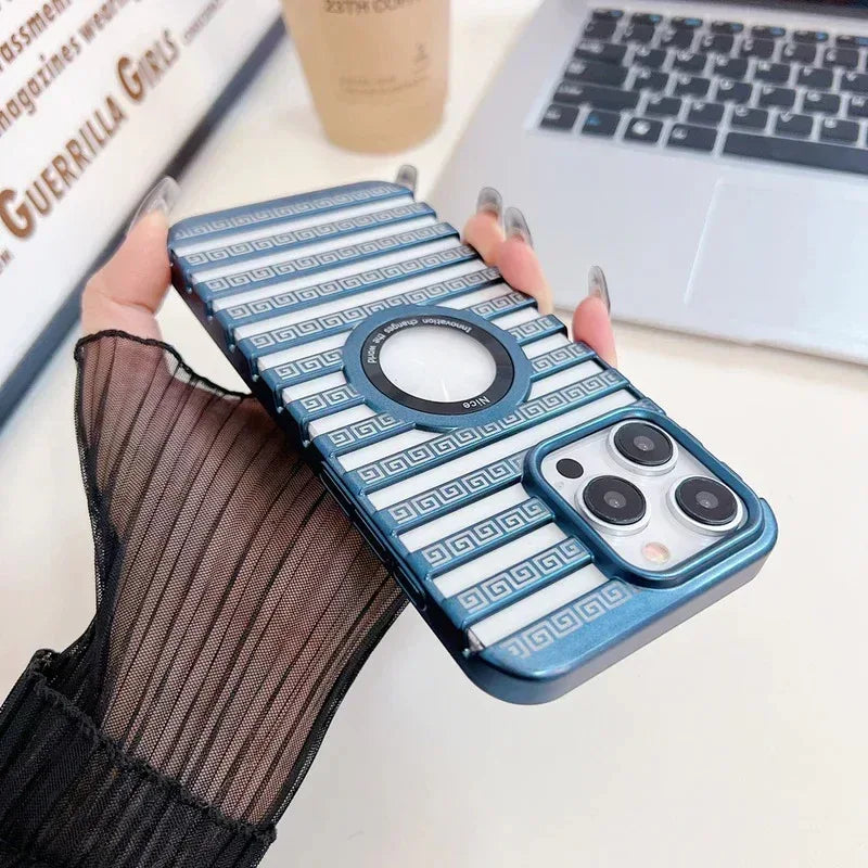 Superior Heat Diffusing Grid Case iPhone 14 Pro - Three