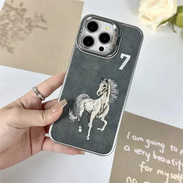 Support Horse Case iPhone 16 Pro Max - Three