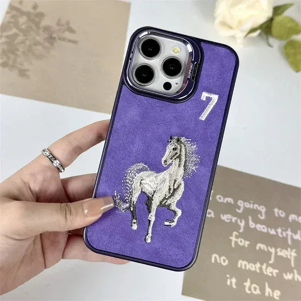 Support Horse Case iPhone 14 Pro Max - Three