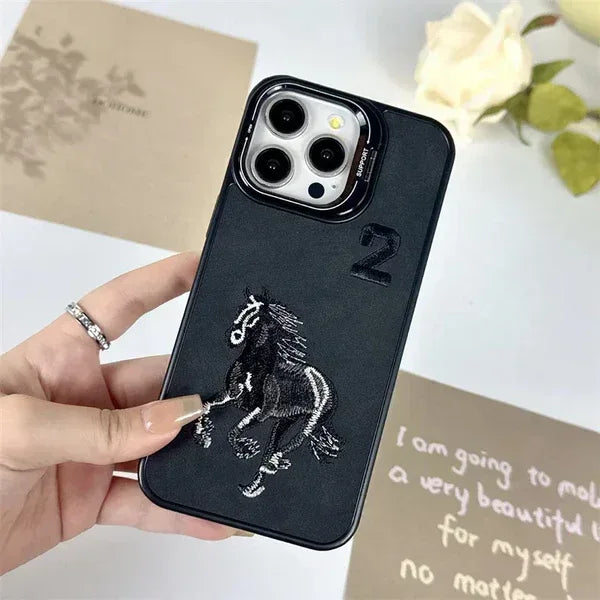 Support Horse Case iPhone 16 Pro Max - Three