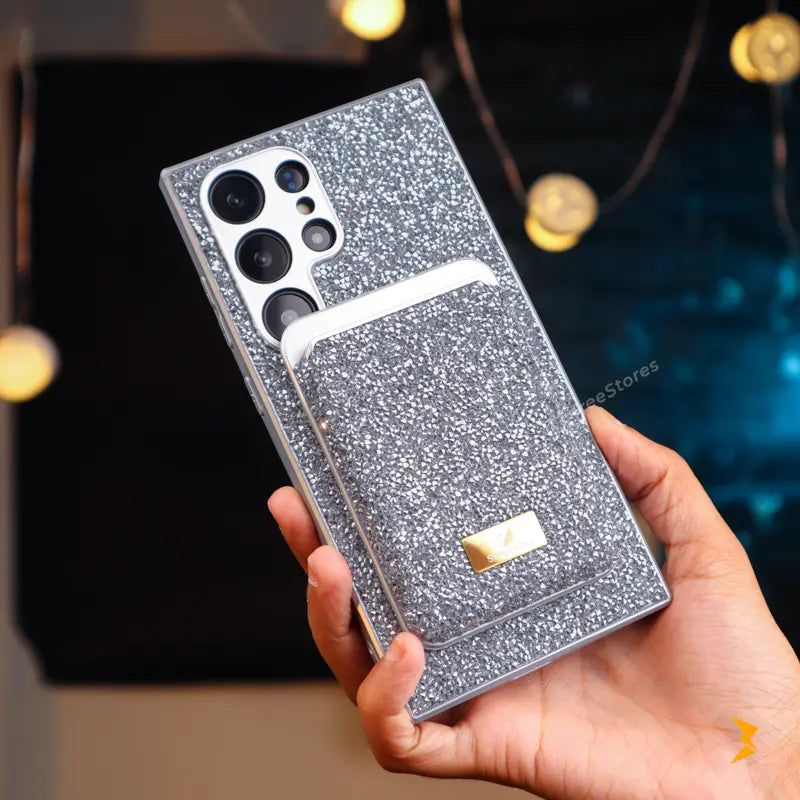 Swarovski Luxury Wallet Case Samsung S24 Ultra