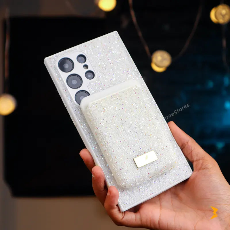 Swarovski Luxury Wallet Case Samsung S24 Ultra