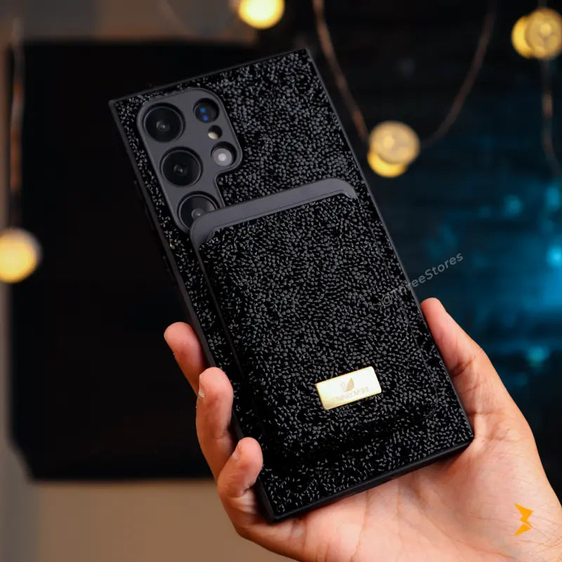 Swarovski Luxury Wallet Case Samsung S24 Ultra