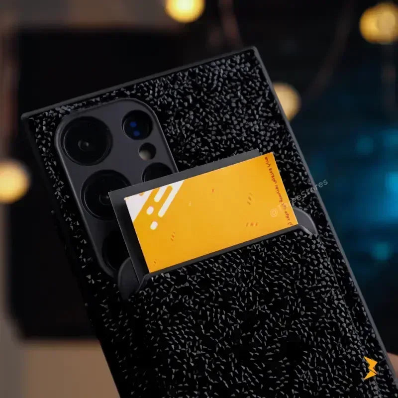 Swarovski Luxury Wallet Case Samsung S25 Ultra - Three