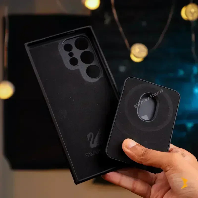 Swarovski Luxury Wallet Case Samsung S25 Ultra - Three