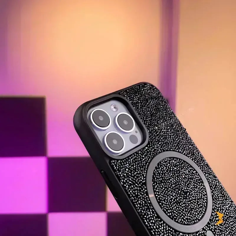 Swarovski Luxury Wallet Case iPhone 12 Pro - Three