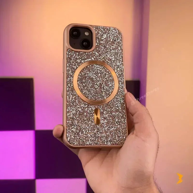 Swarovski Luxury Wallet Case iPhone 15 - Three