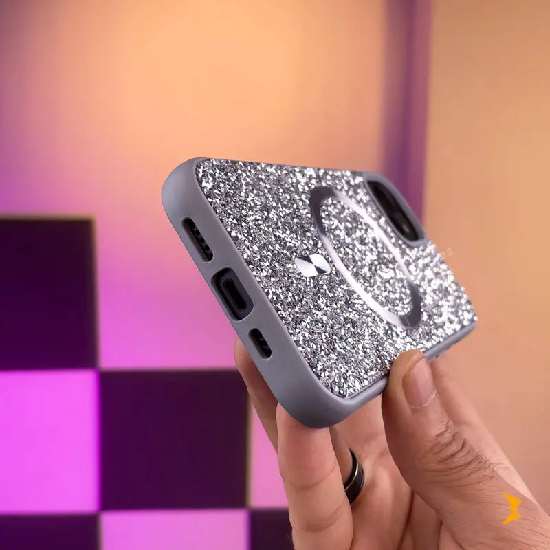 Swarovski Luxury Wallet Case iPhone 15