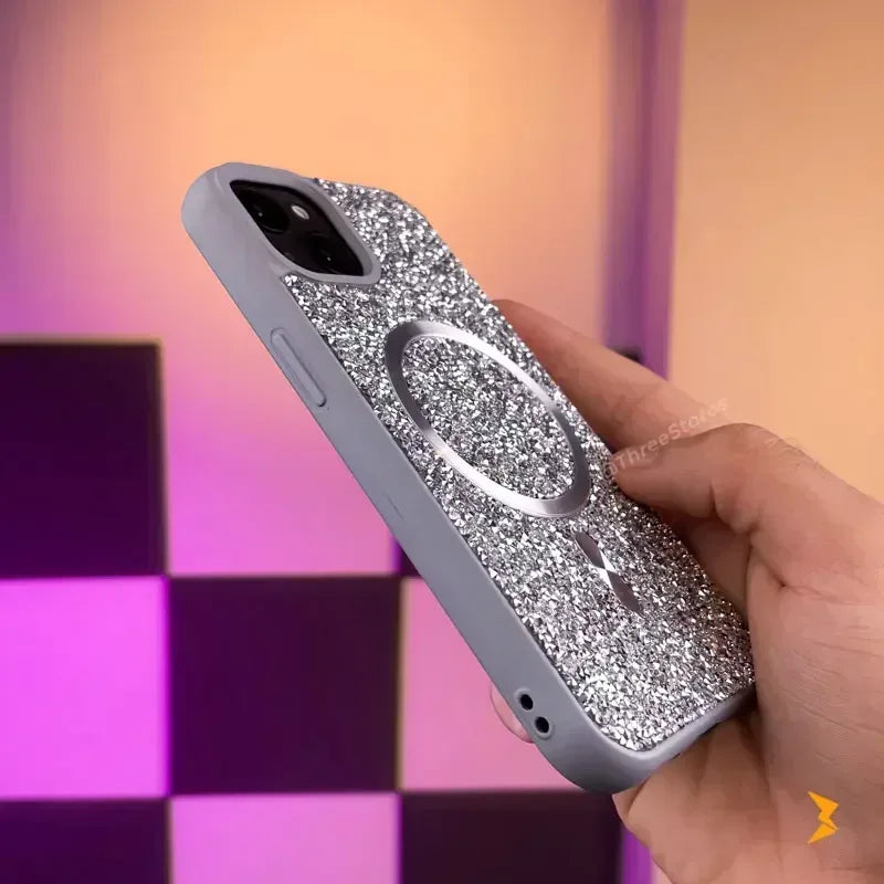 Swarovski Luxury Wallet Case iPhone 15 - Three