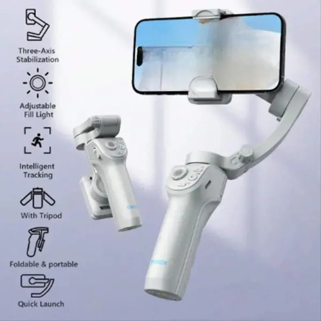 TOKQI Handheld 3-Axis Gimbal Phone Holder M01 - Three