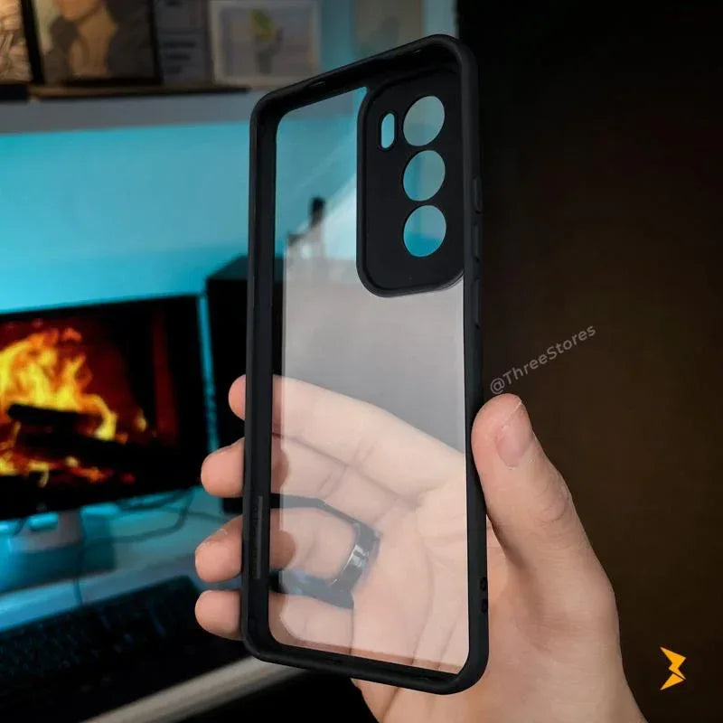 TPU Camera Protection Case Oppo Reno 12 / 12 Pro - Three