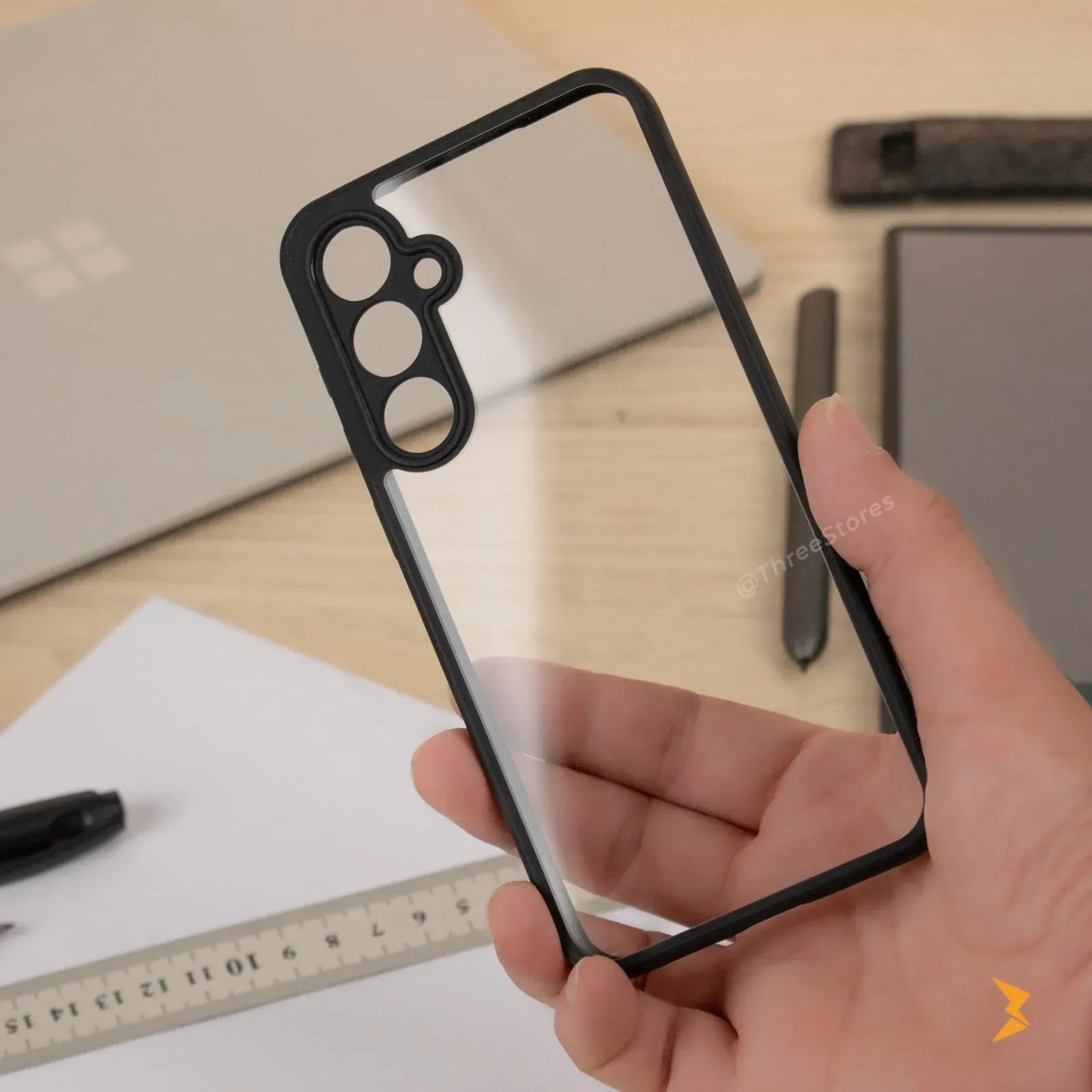 TPU Camera Protection Case Samsung A35 - Three