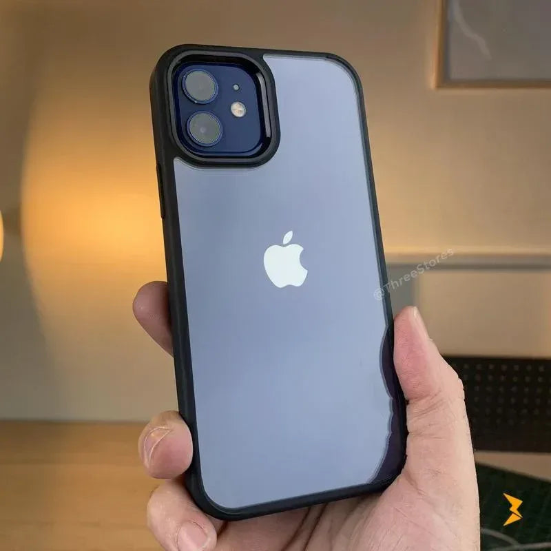 TPU Transparent Case iPhone 12 / 12 Pro - Three