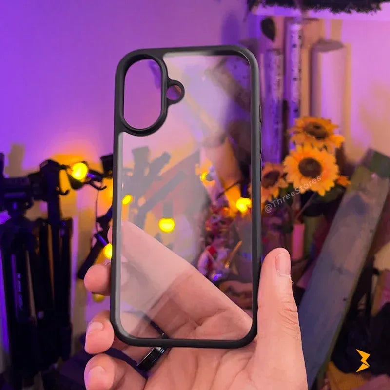 TPU Transparent Case iPhone 16 - Three