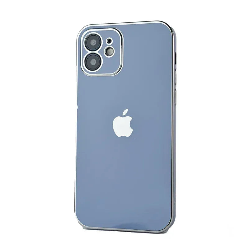QY Glossy Transparent Camera Protective Case iPhone 12 - Three