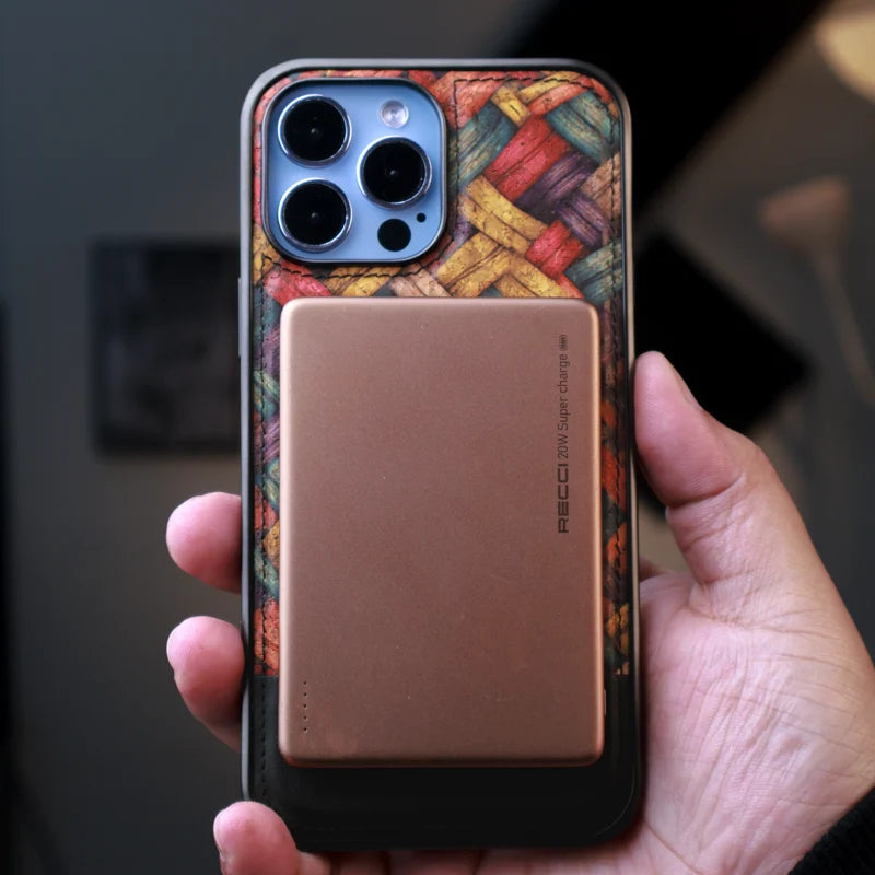 Tadagee Leather Case iPhone 15 Pro Max