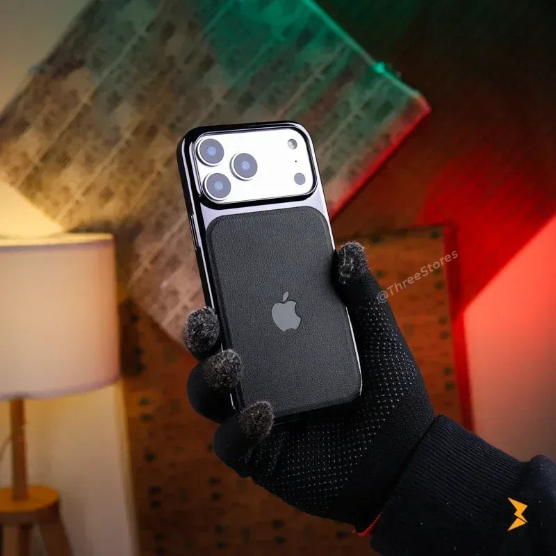 Tanned Matte Leather Case iPhone 17 Pro Max - Three