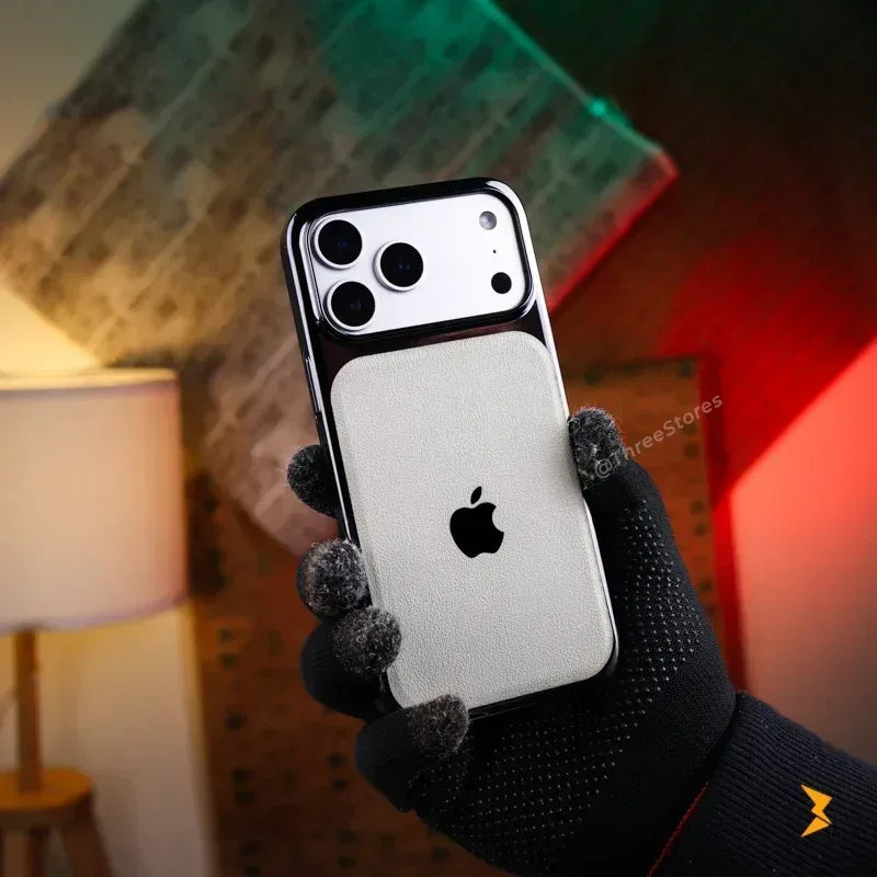 Tanned Matte Leather Case iPhone 17 Pro Max - Three