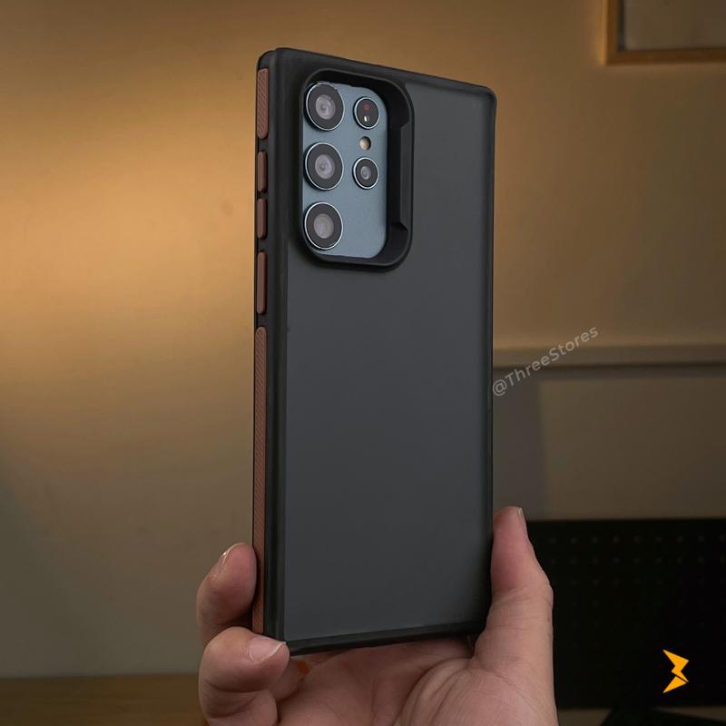 Thin City Colored Frame Case Samsung S22 Ultra