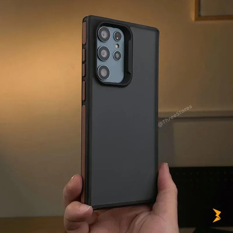 Thin City Colored Frame Case Samsung S22 Ultra - Three