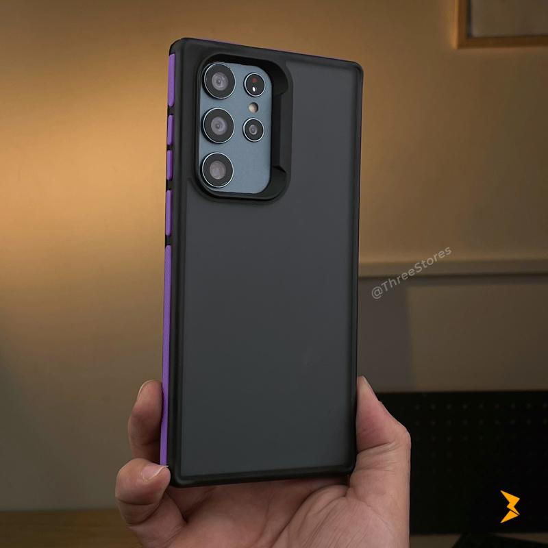 Thin City Colored Frame Case Samsung S22 Ultra