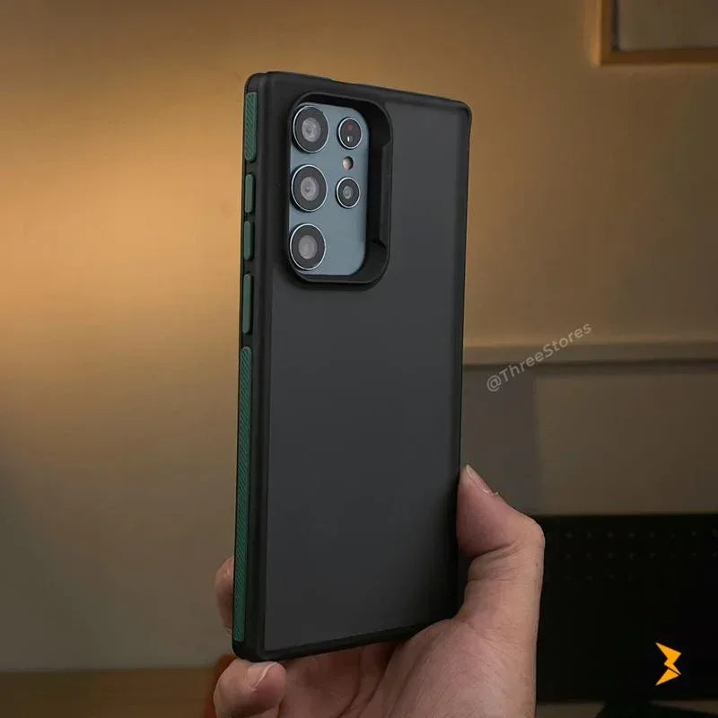 Thin City Colored Frame Case Samsung S22 Ultra - Three