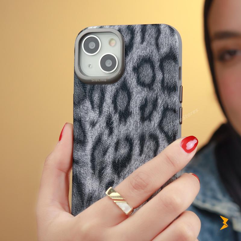 Tiger Sibling Metal Frame Case iPhone 15