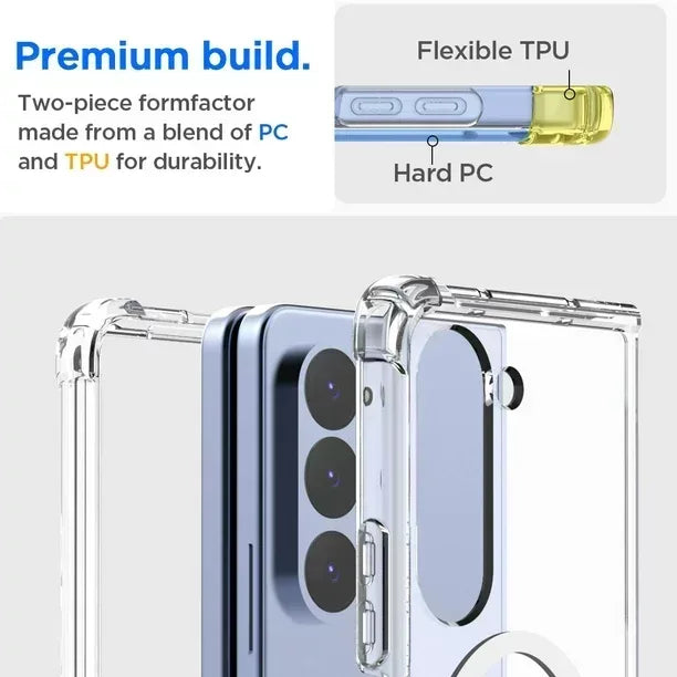 Transparent Magsafe Case Samsung Z Fold 5 - Three