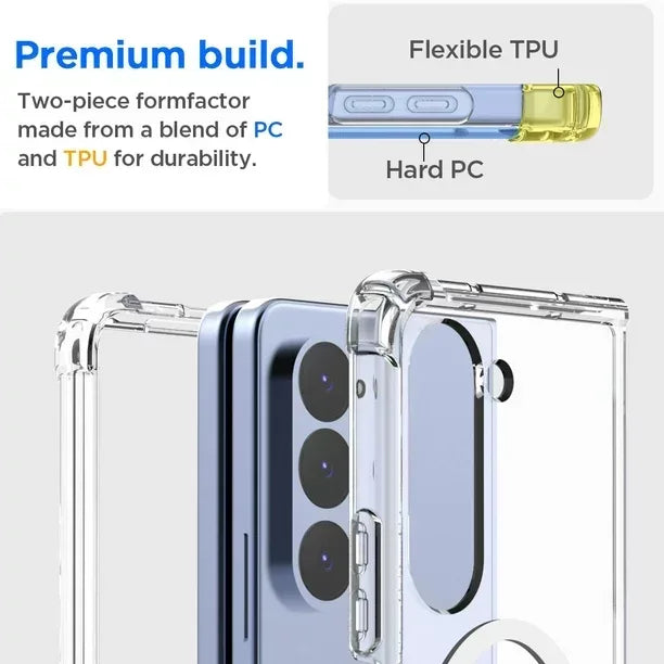 Transparent Magsafe Case Samsung Z Fold 5 - Three