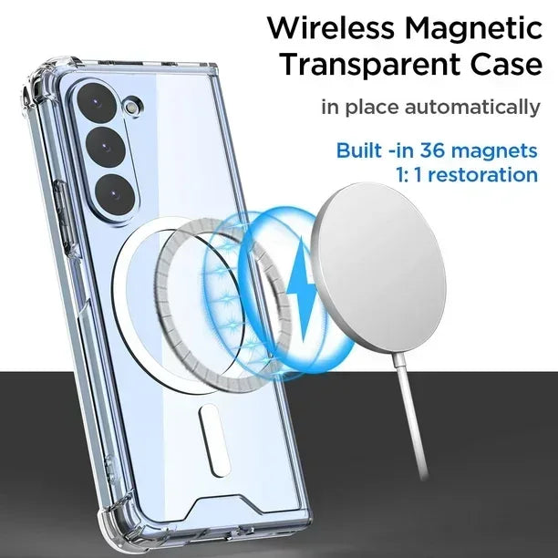 Transparent Magsafe Case Samsung Z Fold 5 - Three