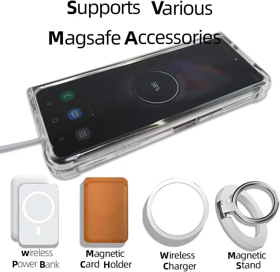 Transparent Magsafe Case Samsung Z Fold 7 - Three
