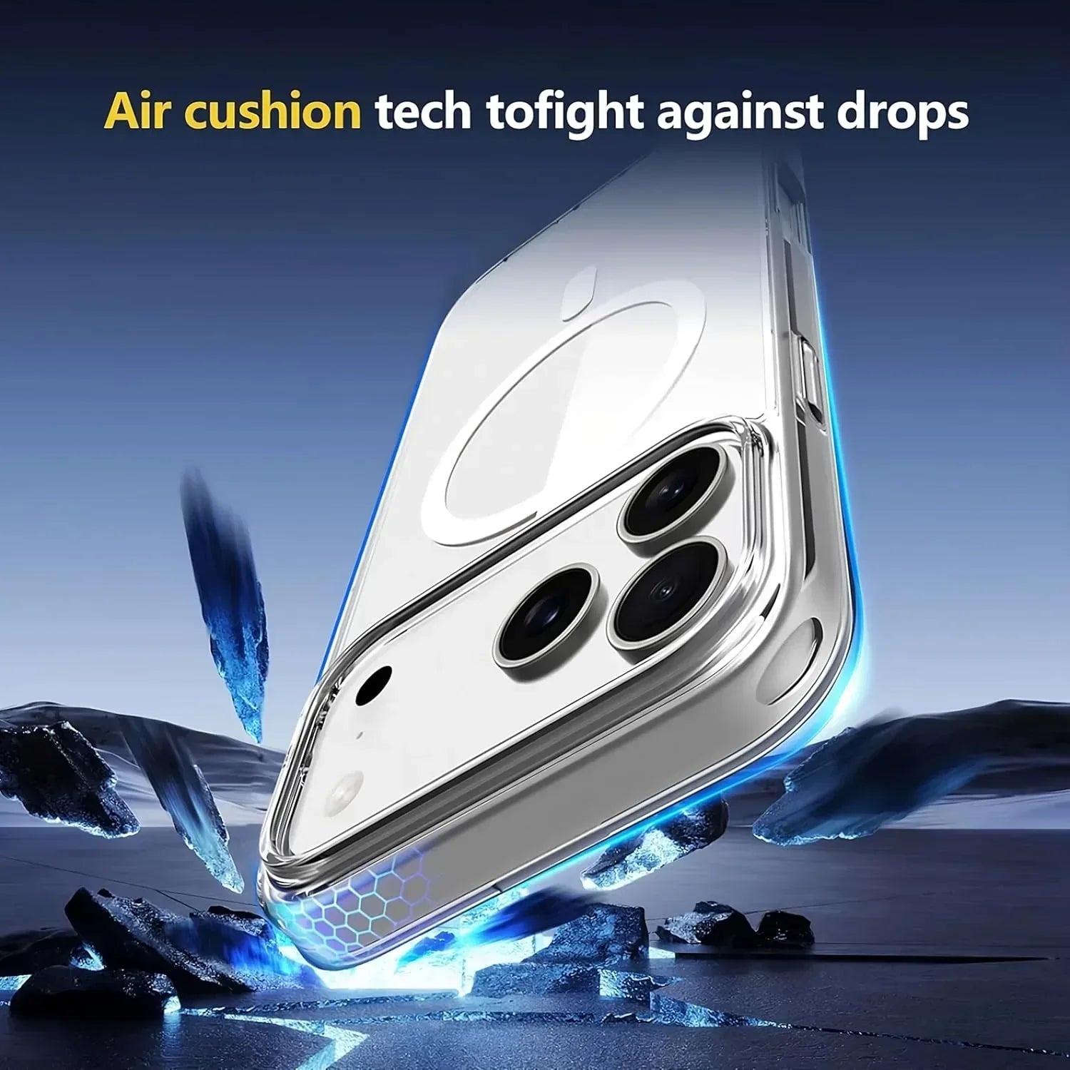 Transparent Magsafe Case iPhone 17 Pro Max - Three