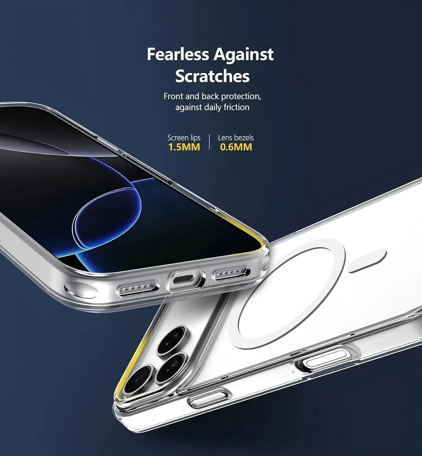 Transparent Magsafe Case iPhone 17 Pro Max - Three