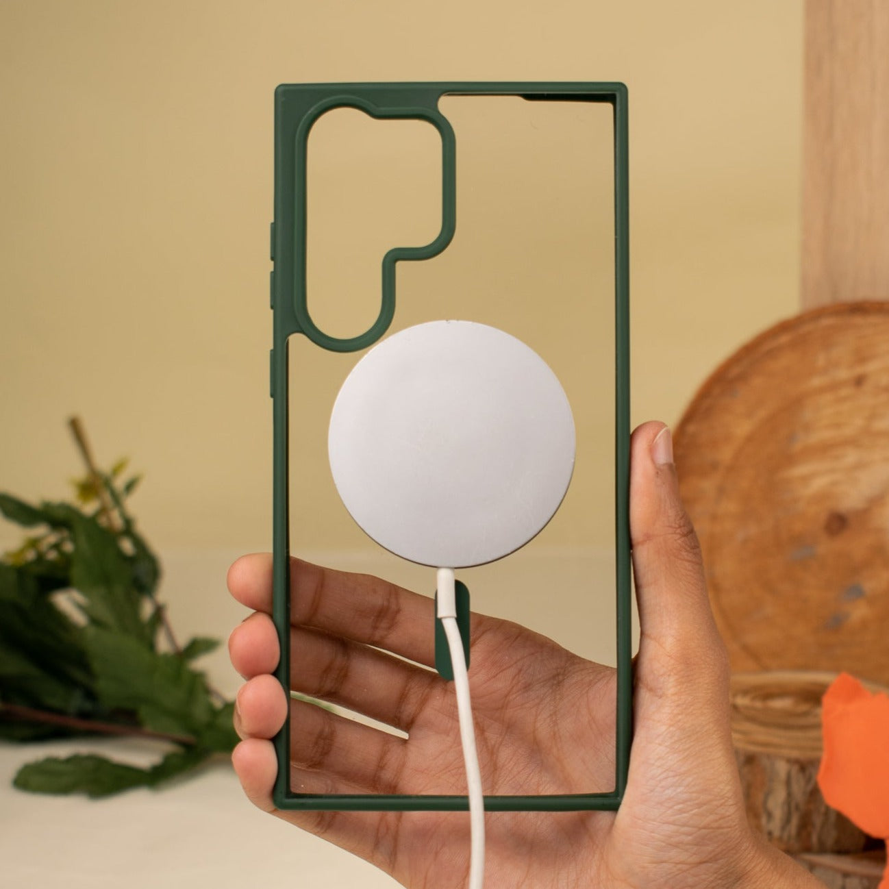 Transparent Magsafe Colors Case Samsung S23 Ultra