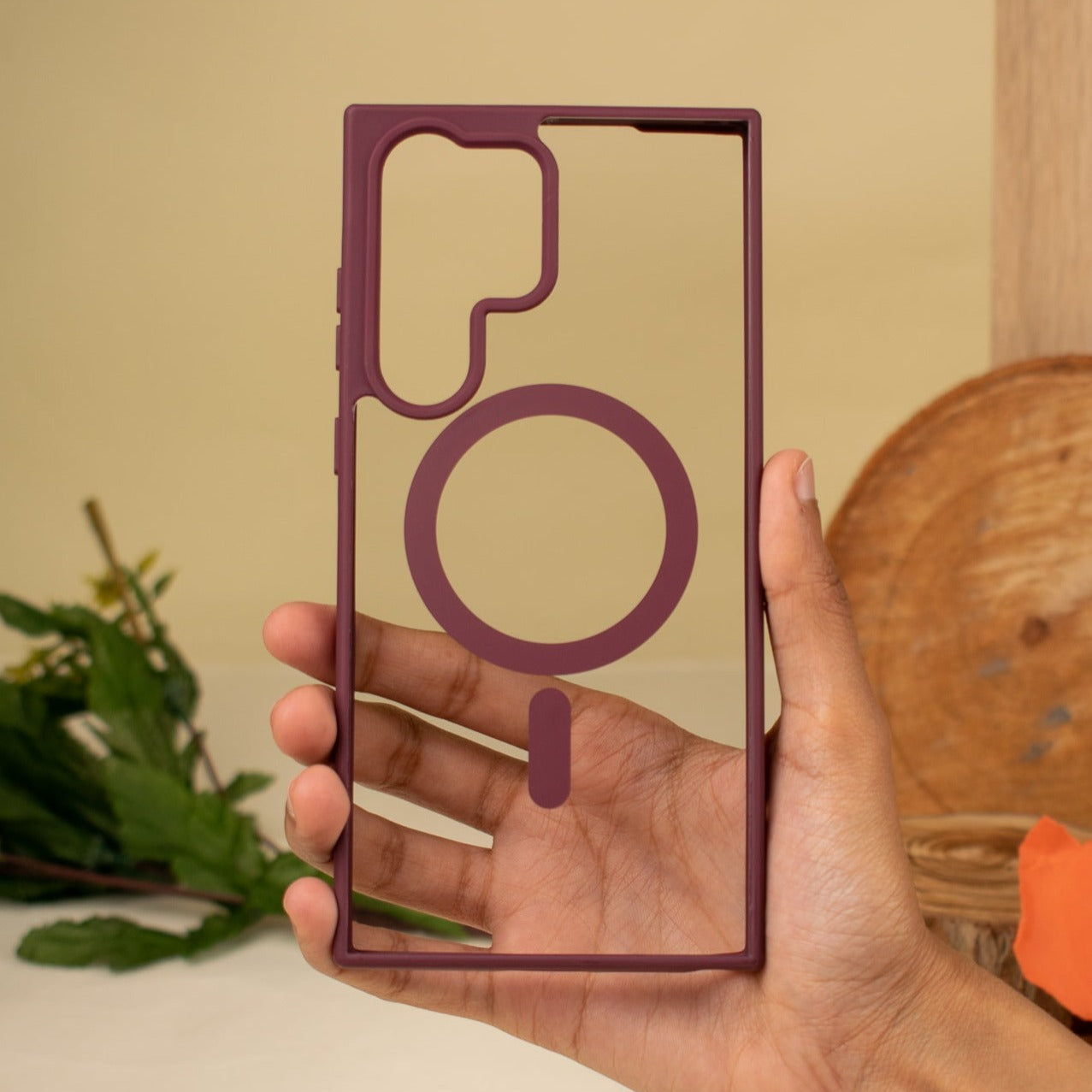 Transparent Magsafe Colors Case Samsung S23 Ultra